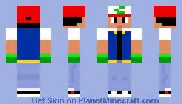 Ash Ketchum Minecraft Skin