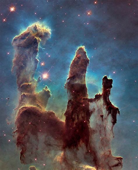 wordlessTech | Hubble 25th Anniversary- Pillars of Creation