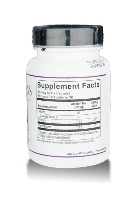 Plant Sterols - Clinicians Supplement Consultants