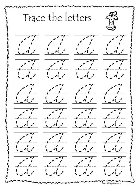 26 Trace the Uppercase Cursive Alphabet Worksheets - Made By Teachers