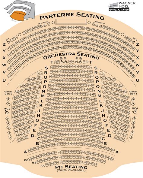 Seating Chart | Wagner Noël