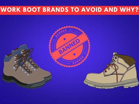 Top 6 Work Boot Brands To Avoid and Why - A Personal Experience