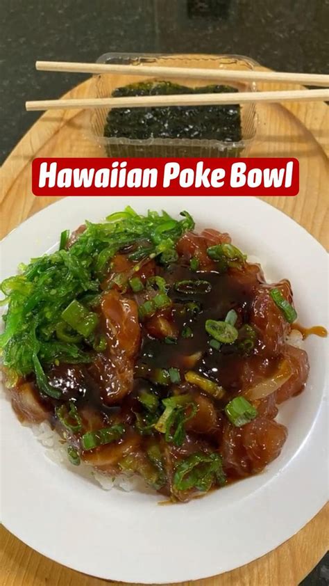 Hawaiian Poke Bowl | Hawaiian poke bowl, Hawaiian food, Poke bowl