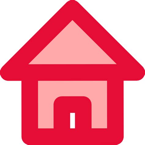 Red Home Icon Clip Art at Clker.com - vector clip art online, royalty ...