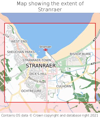 Where is Stranraer? Stranraer on a map