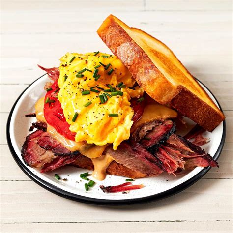 Smoked Brisket Breakfast Sandwich on Texas Toast – Wild Fork Foods Beef ...