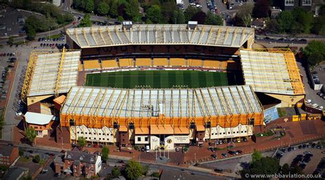 the Molineux Stadium Wolverhampton from the air | aerial photographs of ...