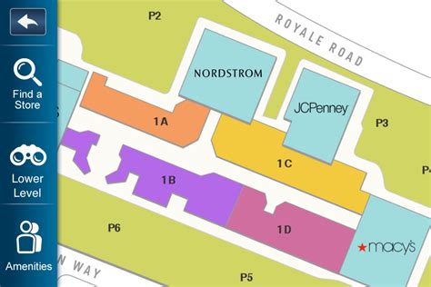 lululemon arden fair mall map of stores