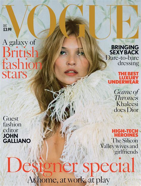 Kate Moss is the Queen of Cool on 37th Vogue UK Cover – Fashion Gone Rogue