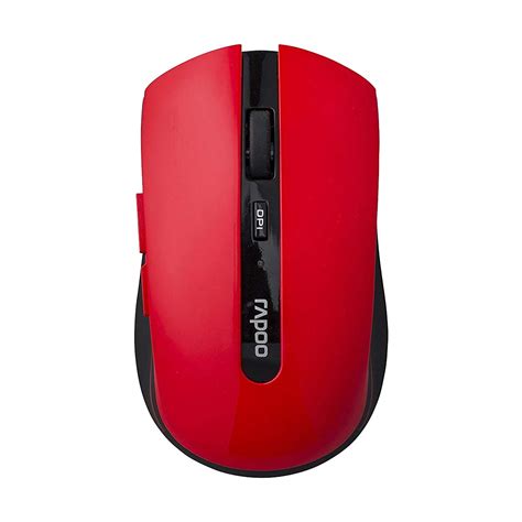 Rapoo 7200P Wireless Optical Red Mouse - Aristo Computers