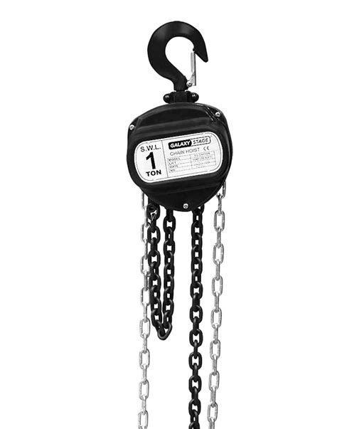 1-Ton Manual Chain Hoist, 32ft Chain – Galaxy Stage