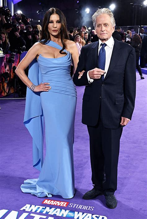 Michael Douglas, Catherine Zeta Jones’ PDA At ‘Antman’ Premiere: Photo ...