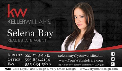 Keller Williams Business Card Marketing for Realtors Design 1C | Image ...