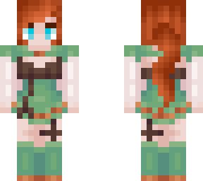 Minecraft Girl Warrior Skins