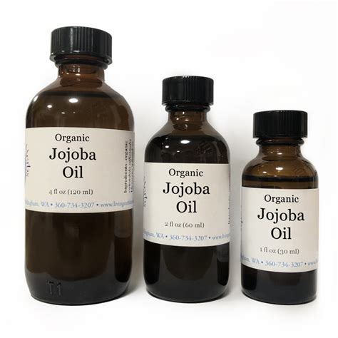 Jojoba Oil, Organic - Living Earth Herbs - Organic Bulk Herbs ...