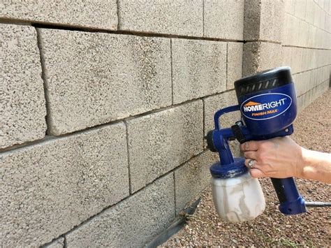 From Boring Concrete Wall to Pretty Painted Patio | Cinder block walls ...