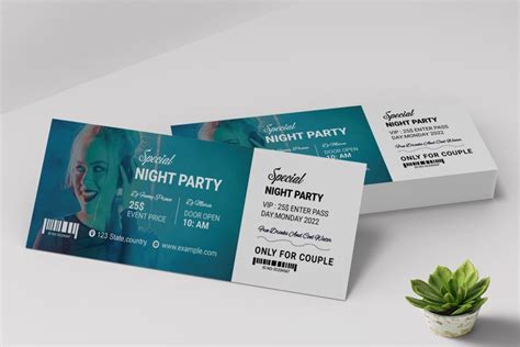 Event Ticket Template Design