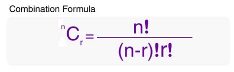 Combinations Formula With Solved Example Questions