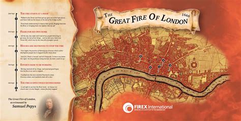 Map Of London Great Fire - United States Map