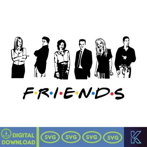 FRIENDS, Svg, Friends Tv Show Png, Friends Clipart, Friends - Inspire ...