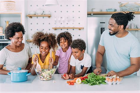 Black Family Cooking