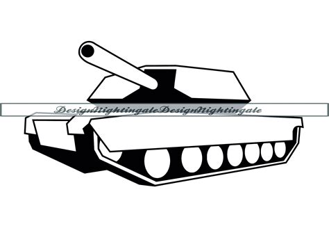 Tank Outline Svg Tank Svg Military Army Tank Clipart Tank Etsy | Images ...