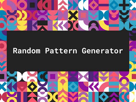 Random Pattern Generator - Free Figma Resource | Figma Elements