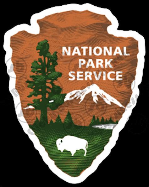 National Park Service NPS Arrowhead Vinyl Sticker Logo - Etsy