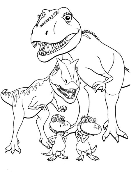 Dinosaur Train coloring pages