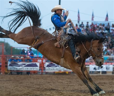 Saddle Bronc Riding – Vernal's Dinosaur Roundup Rodeo