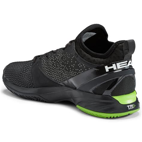 Head Mens Sprint SF Tennis Shoes - Black/Grey - Tennisnuts.com