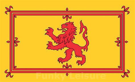 Royal Flag of Scotland - Lion Rampant