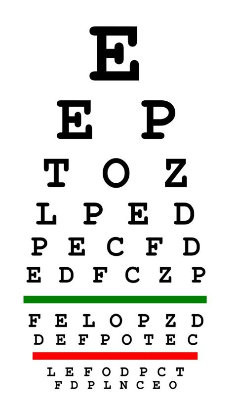 Free Eye Chart | Lone Star Vision - Eye Exam Chart Printable Free ...