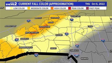 When will the leaves change? North Carolina Fall Color Guide ...