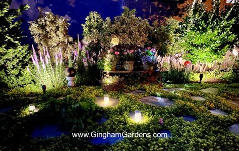 Ideas for Nighttime Gardens - Gingham Gardens