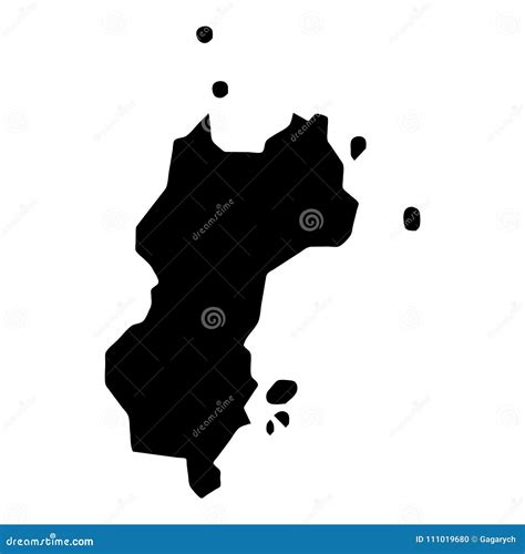 Mustique map. stock vector. Illustration of destination - 111019680