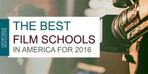 Best Film Schools In America For 2016 - CEOWORLD magazine