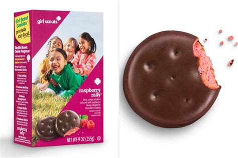 Girl Scout Cookie Boxes of Limited Raspberry Rally Flavor Selling for ...