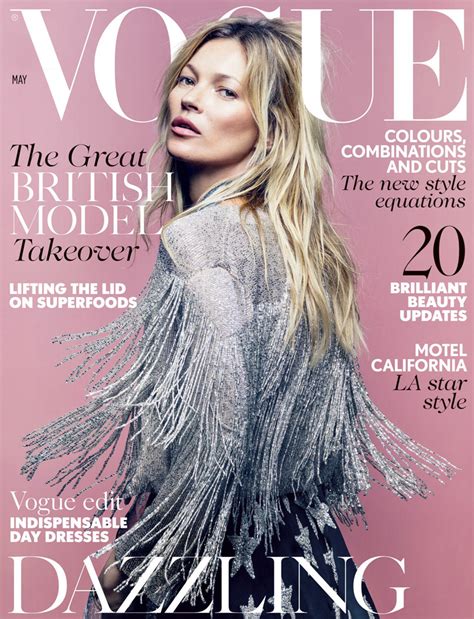 Kate Moss is the Queen of Cool on 37th Vogue UK Cover