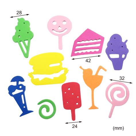 48 Pcs Party Foam Cutouts Assorted | PLOMA