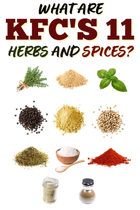 What Are KFC's 11 Herbs and Spices? - Insanely Good