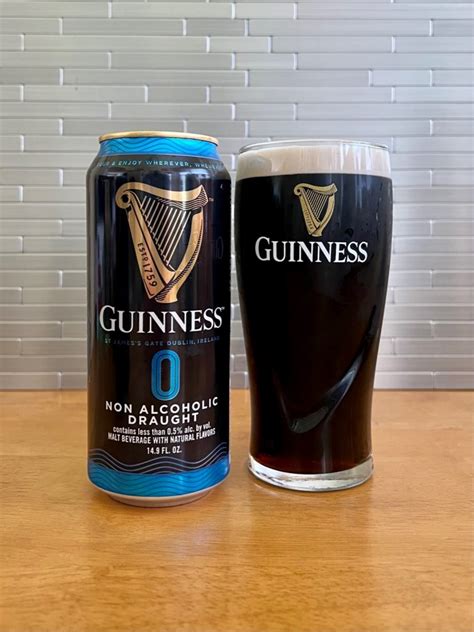 Guinness 0.0 Non-Alcoholic Stout is Now Available in the United States ...