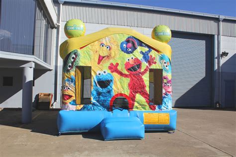 Sesame Street Midi Jumping Castle - Bouncy castle fun for children!