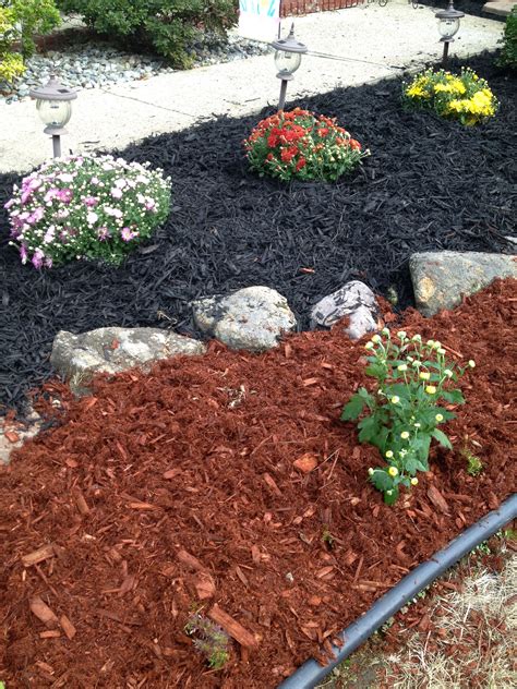 Different color mulch by Ally G. | Mulch landscaping, Best mulch for ...