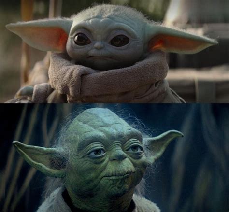 Baby Yoda - Old Yoda Blank Template - Imgflip