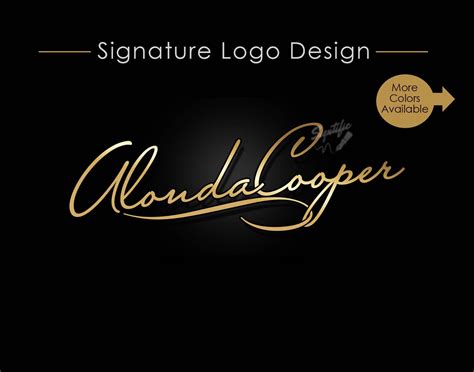 Name Signature Logo, Logo Signature, Name Brand Logo, Logo Design ...