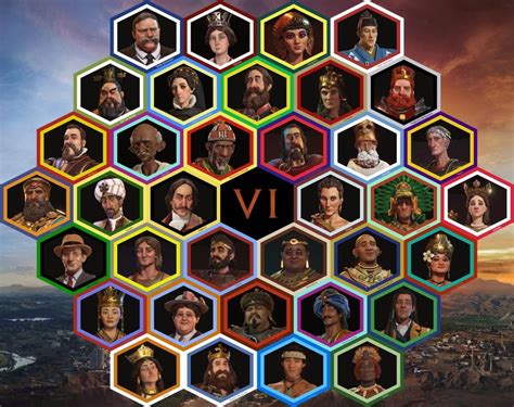 When Civ VI first came out I made a collection of all leaders in one ...