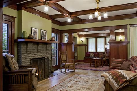 Laurelhurst 1912 Craftsman living room after - Hooked on Houses