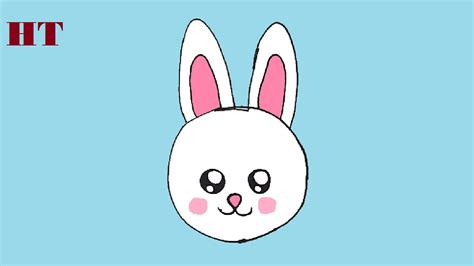 How To Draw A Bunny Face