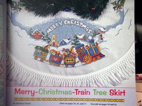 Festive Train Christmas Tree Skirt